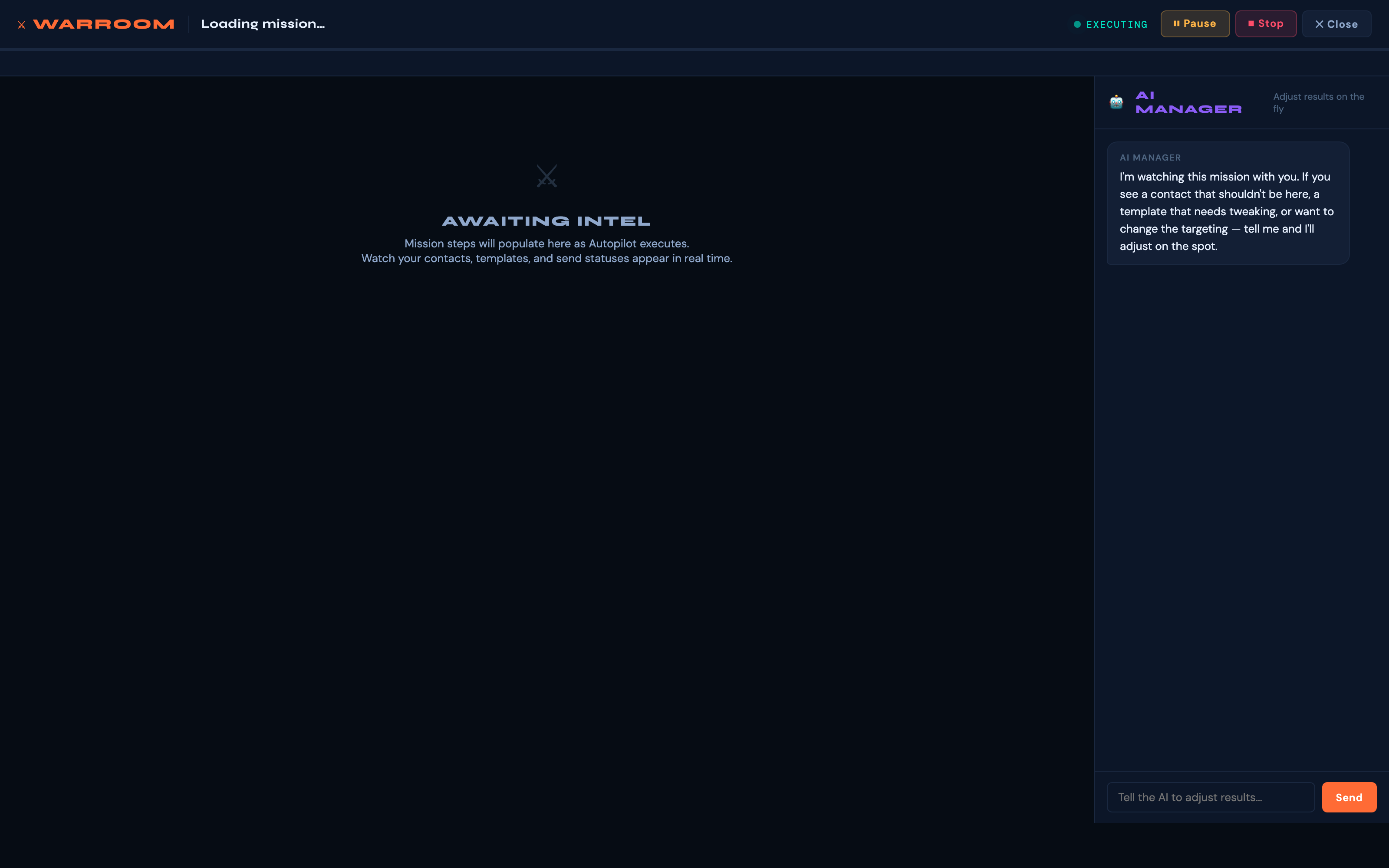 War Room CRM — Battlefield